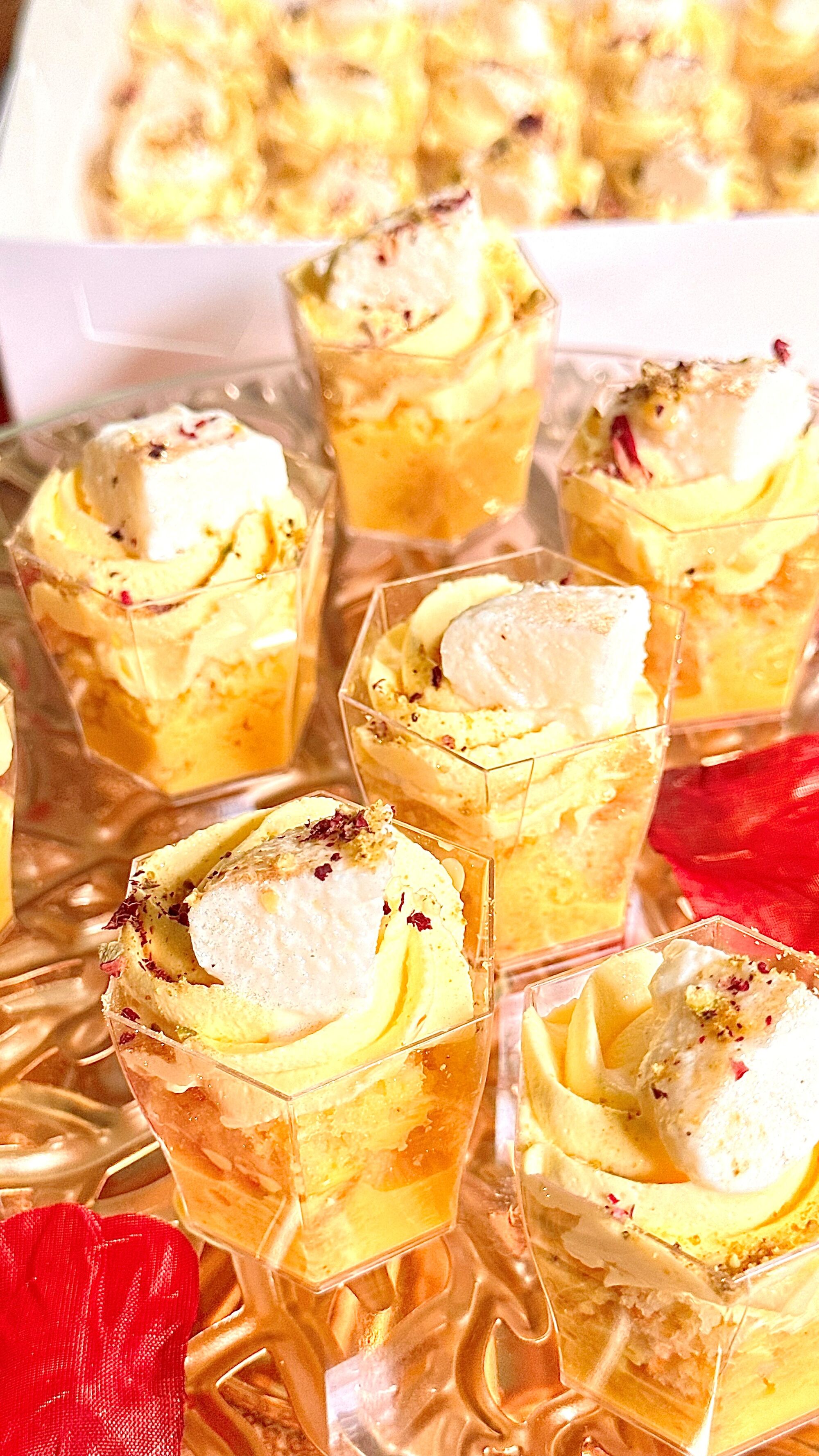 Rasmalai Tres Leches Mini Dessert